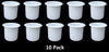 2 7/8 CUP HOLDER WHitE Cup RV Boat Furniture Sofa Cupholder Pool tables, Boats, RV's, Patios, Cars, decks, trailers or table