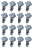 Plastic Pontoon Boat Square Rail Fender Adjuster Hanger Clip - Pick a Pack - Color & Quantity