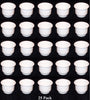 3 5/8 White Jumbo Cup Boat RV Car Truck Pool Table Sofa Inserts Large Size Free Shipping
