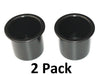 2 7/8 CUP HOLDER Black Cup RV Boat Furniture Sofa Cupholder Pool tables, Boats, RV's, Patios, Cars, decks, trailers or table