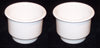 3 5/8 White Jumbo Cup Boat RV Car Truck Pool Table Sofa Inserts Large Size Free Shipping