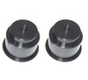 Universal 3-5/8 Black Plastic Jumbo Cup Holder with Drain Hole Recessed Drop in Insert Drink Can Holder for Furniture Sofa Poker Table Car Boat Marine RV