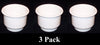 3 5/8 White Jumbo Cup Boat RV Car Truck Pool Table Sofa Inserts Large Size Free Shipping