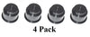 Universal 3-5/8 Black Plastic Jumbo Cup Holder with Drain Hole Recessed Drop in Insert Drink Can Holder for Furniture Sofa Poker Table Car Boat Marine RV