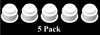 Universal 3-5/8 White Plastic Jumbo Cup Holder with Drain Hole Recessed Drop in Insert Drink Can Holder for Furniture Sofa Poker Table Car Boat Marine RV
