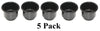3 5/8 Black Jumbo Cup Boat RV Car Truck Pool Table Sofa Inserts Large Size