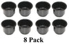 3 5/8 Black Jumbo Cup Boat RV Car Truck Pool Table Sofa Inserts Large Size