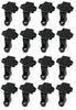 Plastic Pontoon Boat Square Rail Fender Adjuster Hanger Clip - Pick a Pack - Color & Quantity