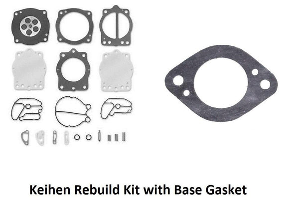 Polaris Keihin Carb Rebuild Kit with Base Gasket 1120-3758 SL SLX SLTX 1050