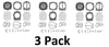 Polaris Keihin Triple Carb Rebuild Kit with Base Gasket 5830043 SL SLX SLTX 1050
