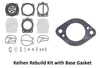 Kawasaki Keihin Carb Kit & Base Gasket 11060-3758 Ssxi St Xi Bg