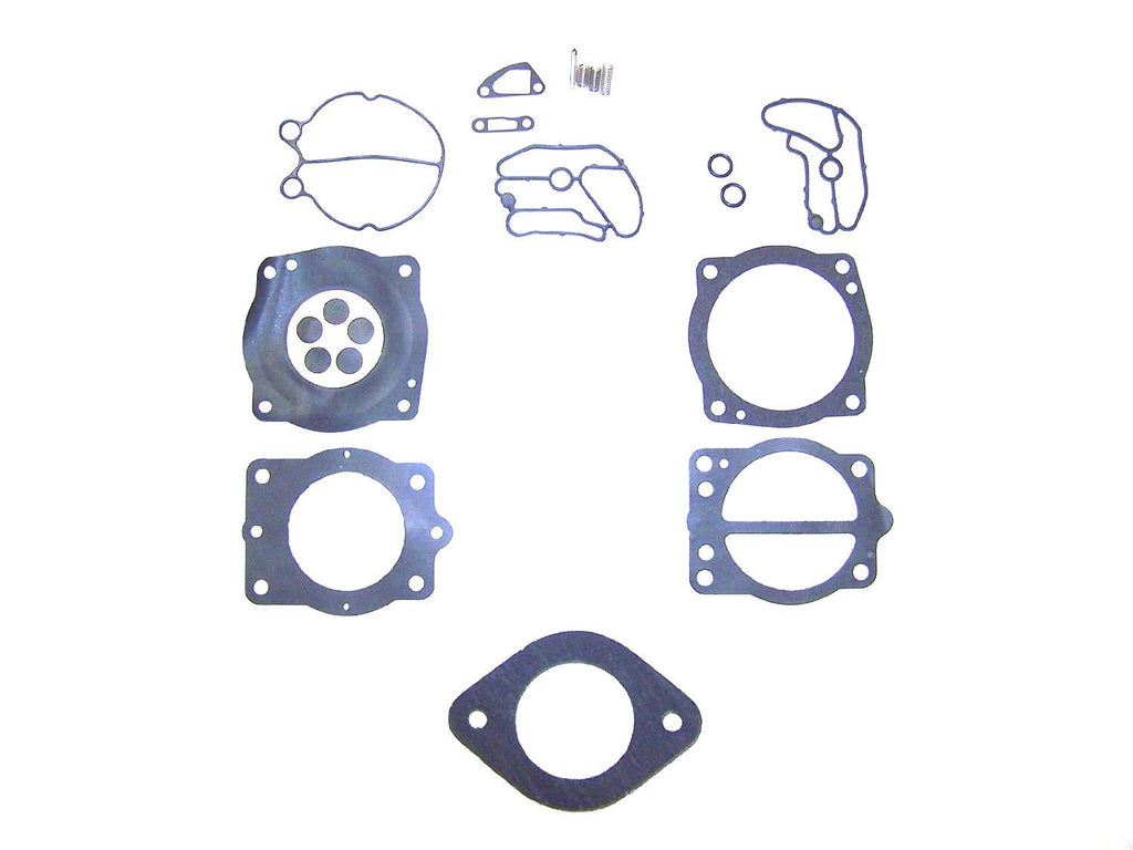 Aftermarket Mikuni Dual Carb Rebuild Kit with Base Gaskets