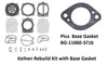 Kawasaki Keihin Rebuild Kit with Base Gasket # 11060-3716 For Kawasaki PWC  550 650 750 Carb  Ss Xi Js Ts Sc Sx