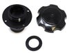 Aftermarket Kawasaki Jet Ski Gas Cap, Gasket & Black Fuel Tank Filler Neck Kit OEM # 59231-3734 / 51049-3714