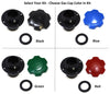 Aftermarket Kawasaki Jet Ski Gas Cap, Gasket & Black Fuel Tank Filler Neck Kit OEM # 59231-3734 / 51049-3714