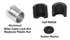 Aftermarket SeaDoo Steering Reverse Cable Aluminum Billet Lock Nut Kit 277001729 277000055 211100009 Multi-Pack