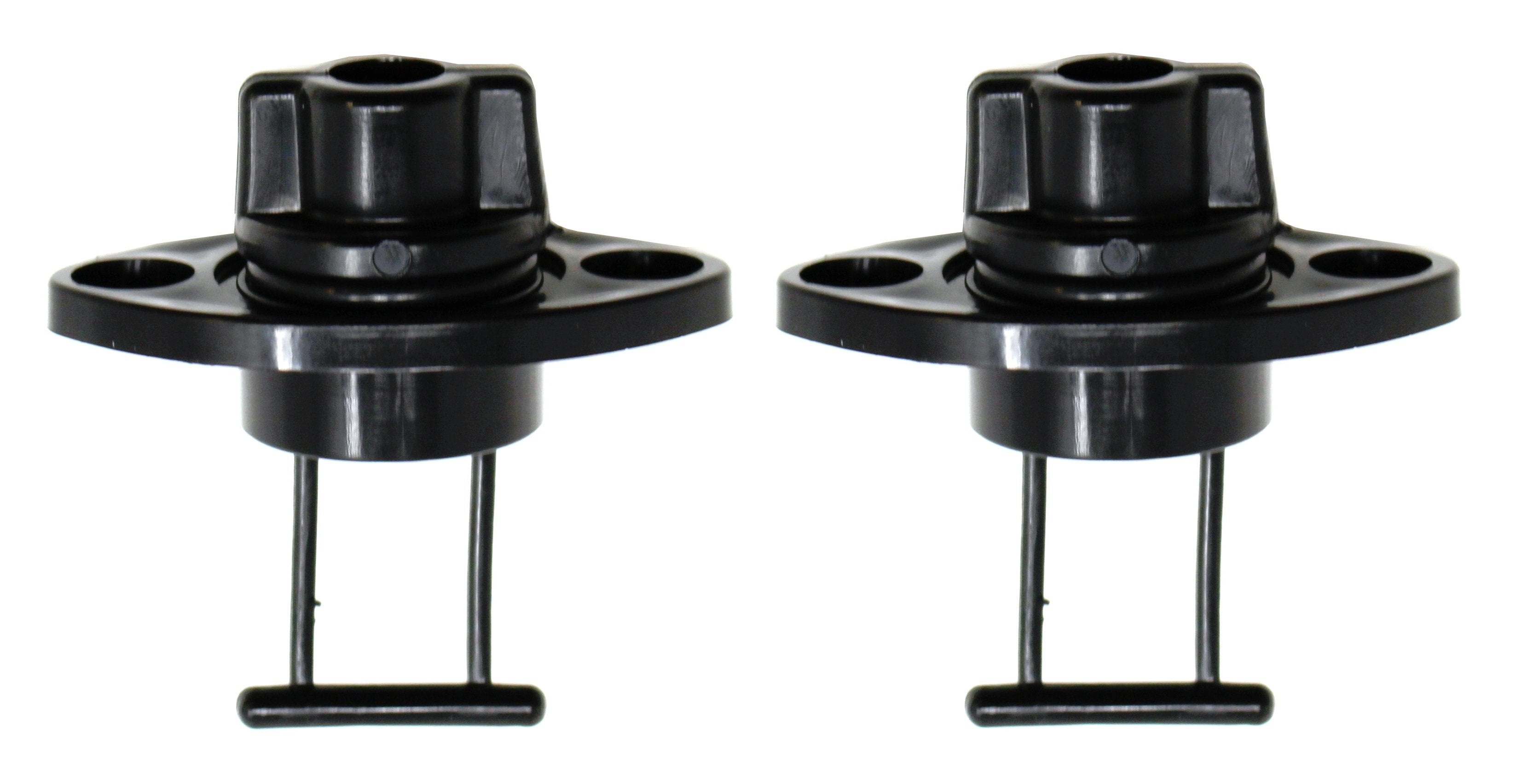 FUSCH Drain Plug For Sea Doo Spark, Wake, RXT, GTI, GTX, GTS (2010-2014) - 2x Aftermarket - Black
