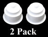 Universal 3-5/8 White Plastic Jumbo Cup Holder with Drain Hole Recessed Drop in Insert Drink Can Holder for Furniture Sofa Poker Table Car Boat Marine RV