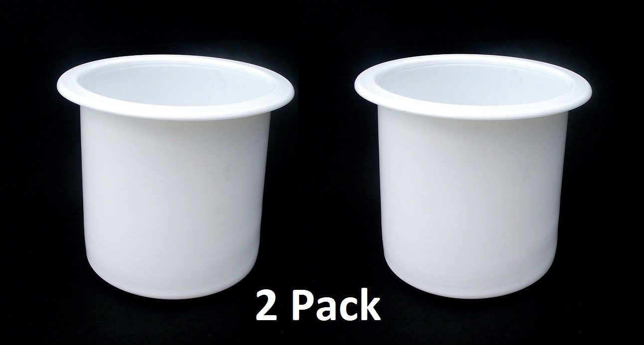 2 7/8 CUP HOLDER WHitE Cup RV Boat Furniture Sofa Cupholder Pool table –