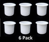 2 7/8 CUP HOLDER WHitE Cup RV Boat Furniture Sofa Cupholder Pool tables, Boats, RV's, Patios, Cars, decks, trailers or table