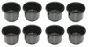 3 5/8 Black Jumbo Cup Boat RV Car Truck Pool Table Sofa Inserts Large Size