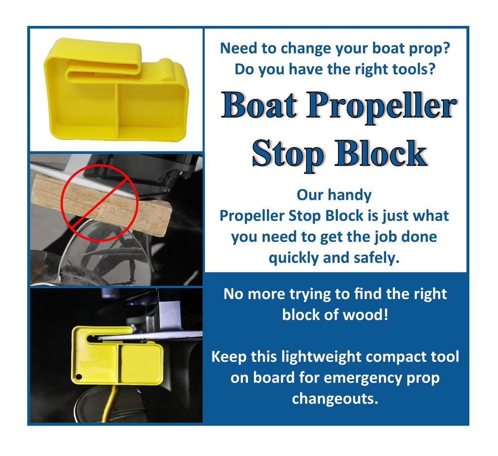 Marine Boat Prop Stop Propeller Stop Block - Blue
